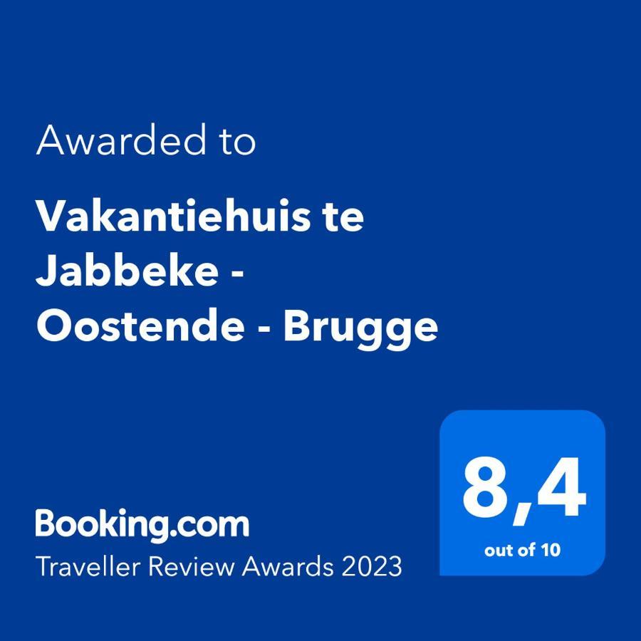 Vakantiehuis te Jabbeke - Oostende - Brugge Eksteriør billede
